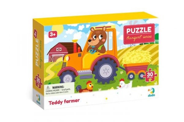 DODO - PUZZLE/GRY MAKSIK Puzzle 30el Teddy farmer DOB3074 43074