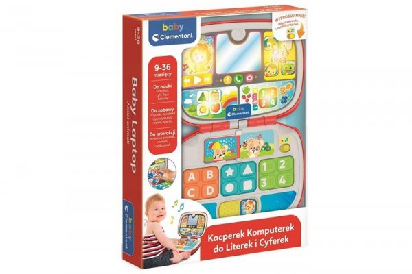 CLEMENTONI - ZABAWKI CLE BABY Kacperek komputerek 50716