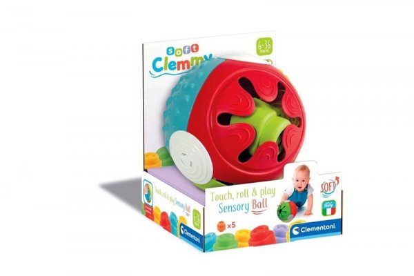 CLEMENTONI - ZABAWKI CLE BABY Clemmy piłeczka sensoryczna 17689