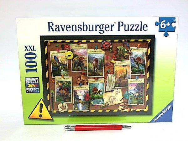 RAVENSBURGER RAV puzzle 100 XXL Kolekcja dinizaurów 10868