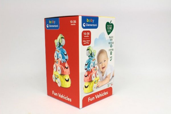 CLEMENTONI - ZABAWKI CLE BABY Wieża z autek 17726