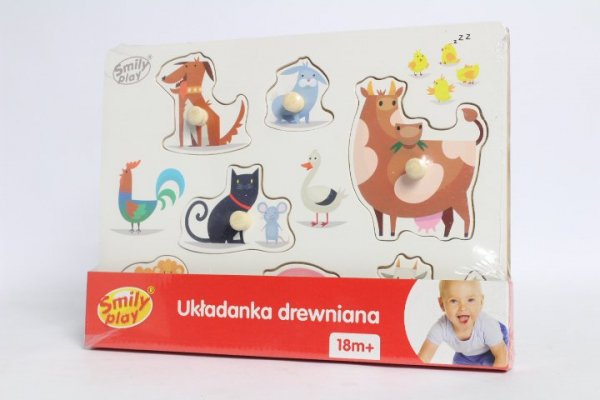 ANEK - SMILY PLAY Układanka Zwierz.Dom.SmilyPlay SPW83804 38041
