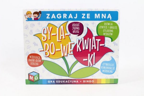 MULTIGRA Gra edukacyjna Sylabowe kwiatki 00884