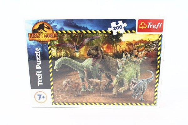 TREFL PUZZLE 200 Dinozaury z Parku Jurajskiego 13287
