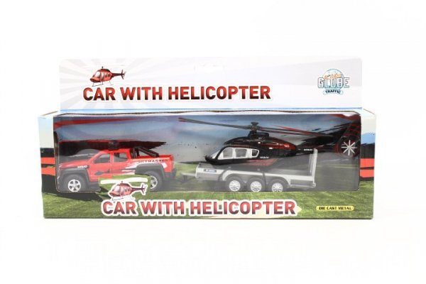 HKG Auto terenowe z helikopterem 35cm 520249