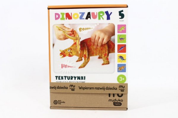 MUDUKO GRY - FABRYKA KRAKOW GRA Tekturynki Europuzzle Dinozaury 55250