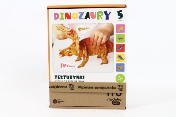 MUDUKO GRY - FABRYKA KRAKOW GRA Tekturynki Europuzzle Dinozaury 55250