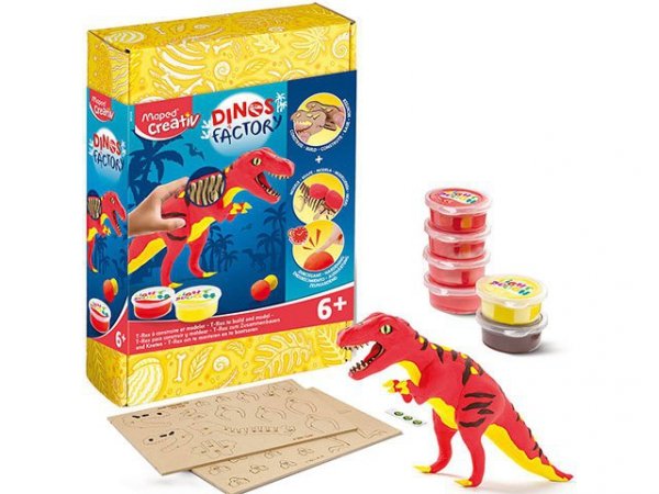 CX DYSTRYBUCJA - MAPED CREATIV masa plast. Fabryka dinozaurów 907210