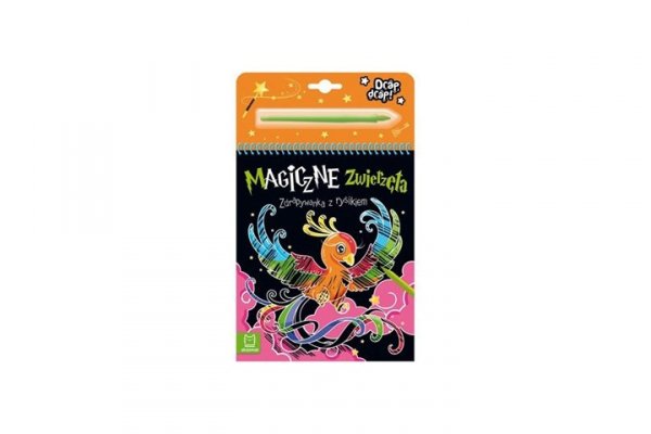 AKSJOMAT Zdrapywanka z rysikiem Magicz.zwierzęta 3738 35190
