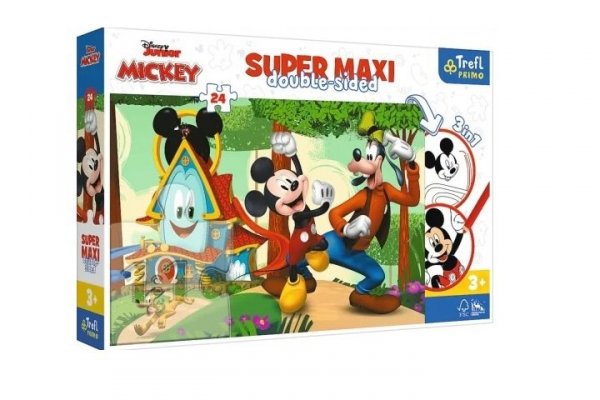 TREFL PUZZLE 24 SUPERMAXI Wesoły Domek i przyjac.41012