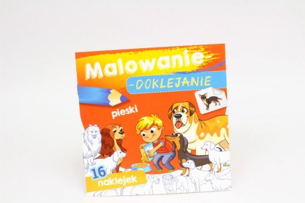SKRZAT-WYDAWNICTWO Malowanie-doklejanie Pieski 71351 