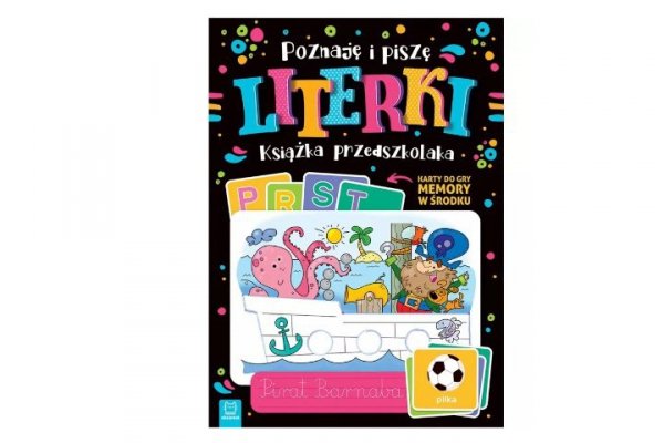 AKSJOMAT Poznaję i piszę literki Książka przedszk.35862