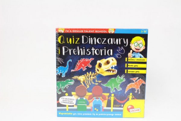DANTE Lisciani I_m a genius Quiz Dinozaury 54374