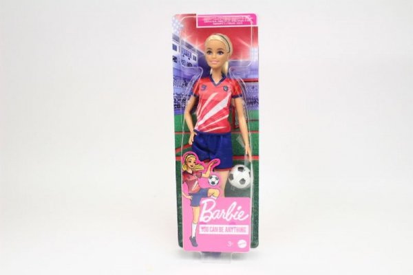 MATTEL Barbie lalka piłkarka czerwona HCN17 /6