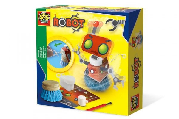 SES CREATIVE SES Zbuduj robota ze szczotką 14506