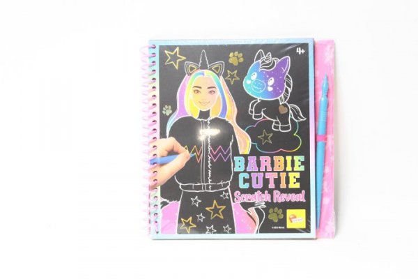 DANTE Lisciani Barbie sketch book CutieScratchRev 12433