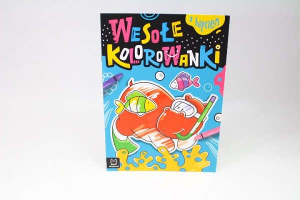 AKSJOMAT Wesołe kolorowanki z hipciem 37446