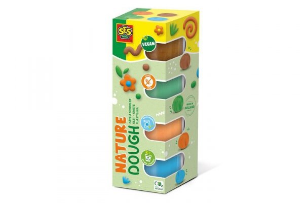 SES CREATIVE SES Plastelina Nature 4x90g 00513 05139