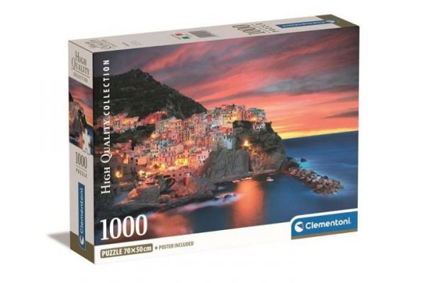 CLEMENTONI CLE puzzle 1000 Compact Manarola 39913