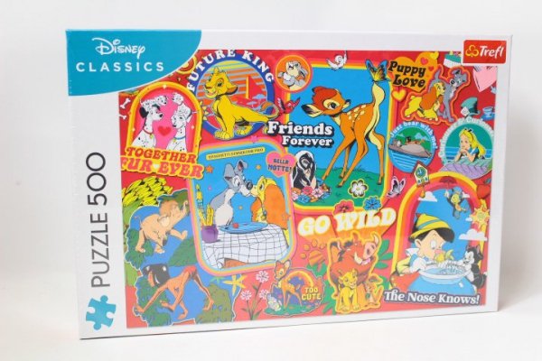 TREFL PUZZLE 500 Disney: Na przestrzeni lat 37465