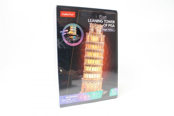 DANTE Cubic Fun puzzle 3D LED Krzywa Wieża w Pizie 05355
