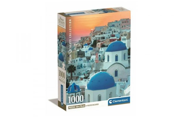 CLEMENTONI CLE puzzle 1000 Compact Santorini 39912