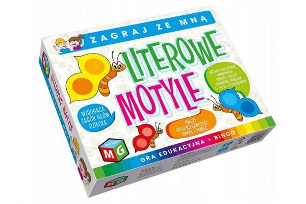 MULTIGRA Literowe motyle- gra edukacyjna 00877