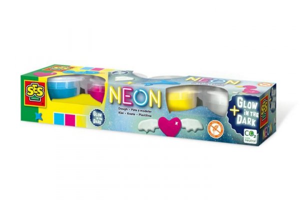 SES CREATIVE SES Ciasto masa neon świeci w ciemn.00461 04613