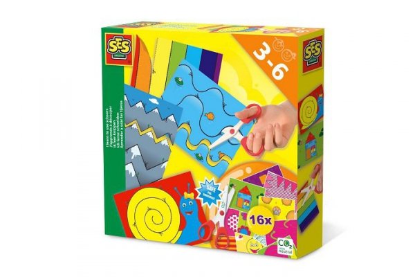 SES CREATIVE SES Uczę się używ.nożyczek 16 kart 14809 48096