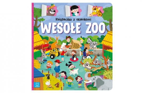 AKSJOMAT Książeczka z okienkami Wesołe zoo 37088