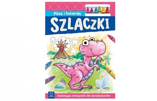 AKSJOMAT Piszę i koloruję Szlaczki Eduk.malow.przedsz.35305