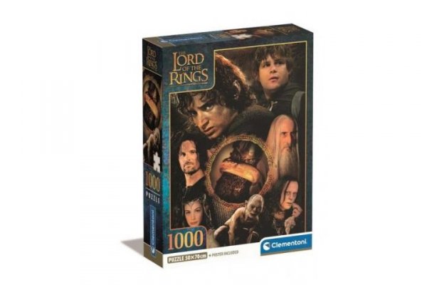 CLEMENTONI CLE puzzle 1000 Compact The Lord of The Ring 39907
