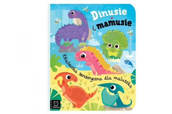 AKSJOMAT Dinusie i mamusie Książeczka sensor.dla mal.37064