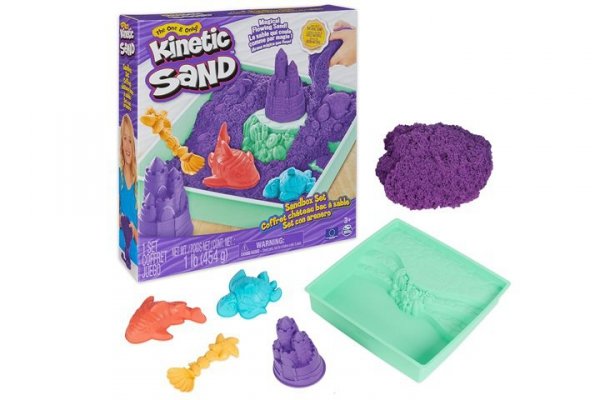 SPIN MASTER SPIN Kinetic SandBox Purple+foremki 6067477 /4
