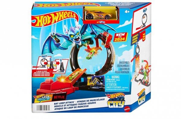 MATTEL HW City Pętla nietoperza zestaw HTN78 /2