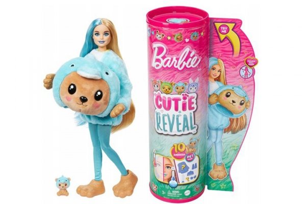 MATTEL Barbie CR lalka Miś-Delfin seria kostiumy HRK25 /4