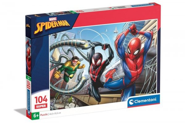 CLEMENTONI CLE puzzle 104 Super SuperKolor Spiderman 25778