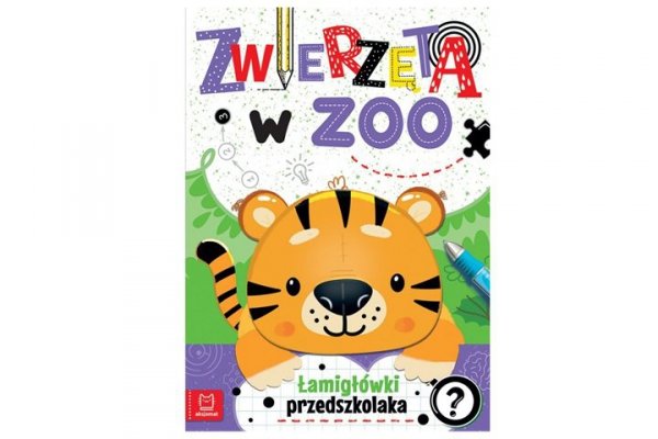AKSJOMAT Zwierzęta w zoo Łamigłówki przedszkolaka 38603