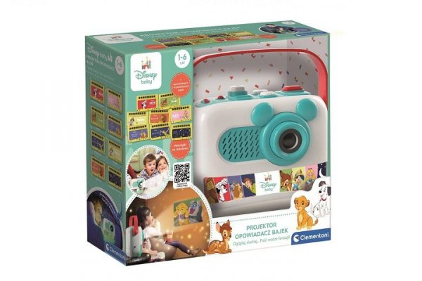 CLEMENTONI - ZABAWKI CLE BABY projektor opowiadacz bajek 50856