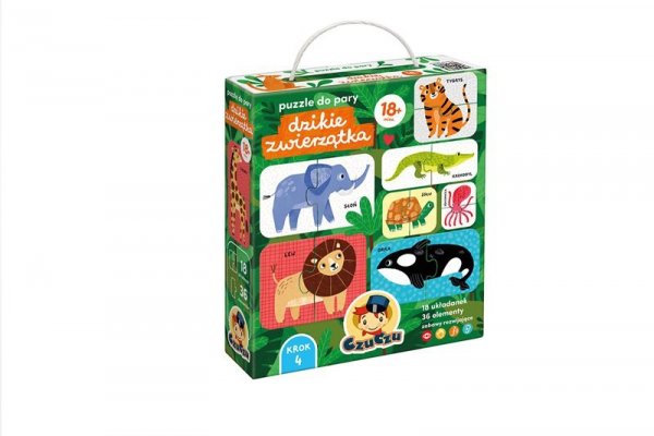 CzuCzu CzuCzu Puzzle do pary Dzikie zwierzątka 92566