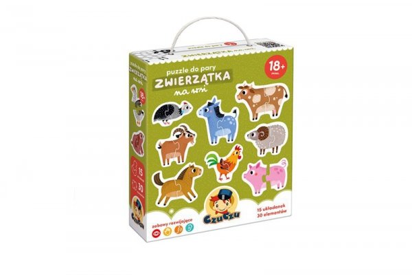 CzuCzu CzuCzu Puzzle do pary Zwierzątka na wsi 91811