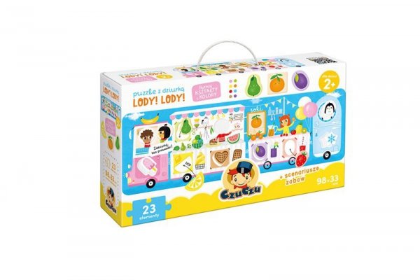 CzuCzu CzuCzu Puzzle z dziurką Lody! Lody! 90418