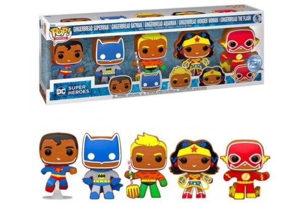 FUNKO FUNKO DC SUPER HEROES Gingerbread 5pak 66450