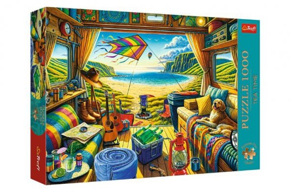 TREFL PUZZLE 1000 PremPlus TeaTime:Kamperem w podr.10851