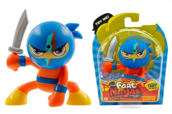 FUNRISE TOYS FART NINJAS fig.z dźwiękiem Thunder Blaster 70702