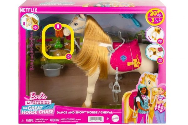 MATTEL Barbie Tańczący koń interaktywny HXJ42 /2