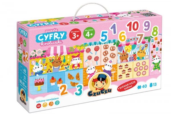CzuCzu CzuCzu puzzle cyfry Króliczki 93372
