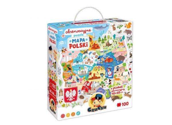 CzuCzu CzuCzu obserwacyjne puzzle Mapa Polski 93198