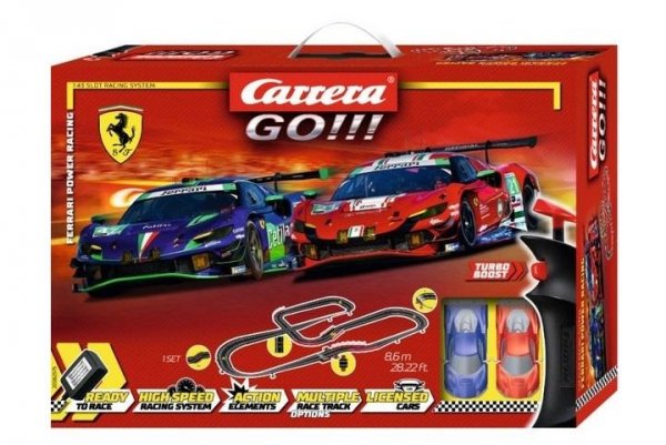 CARRERA CARRERA GO!!! tor FerrariPowerRacing 8,6m 20062575