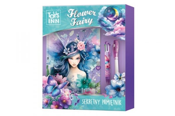 STNUX STNUX Pamiętnik flower fairy Iris STN9377 99377
